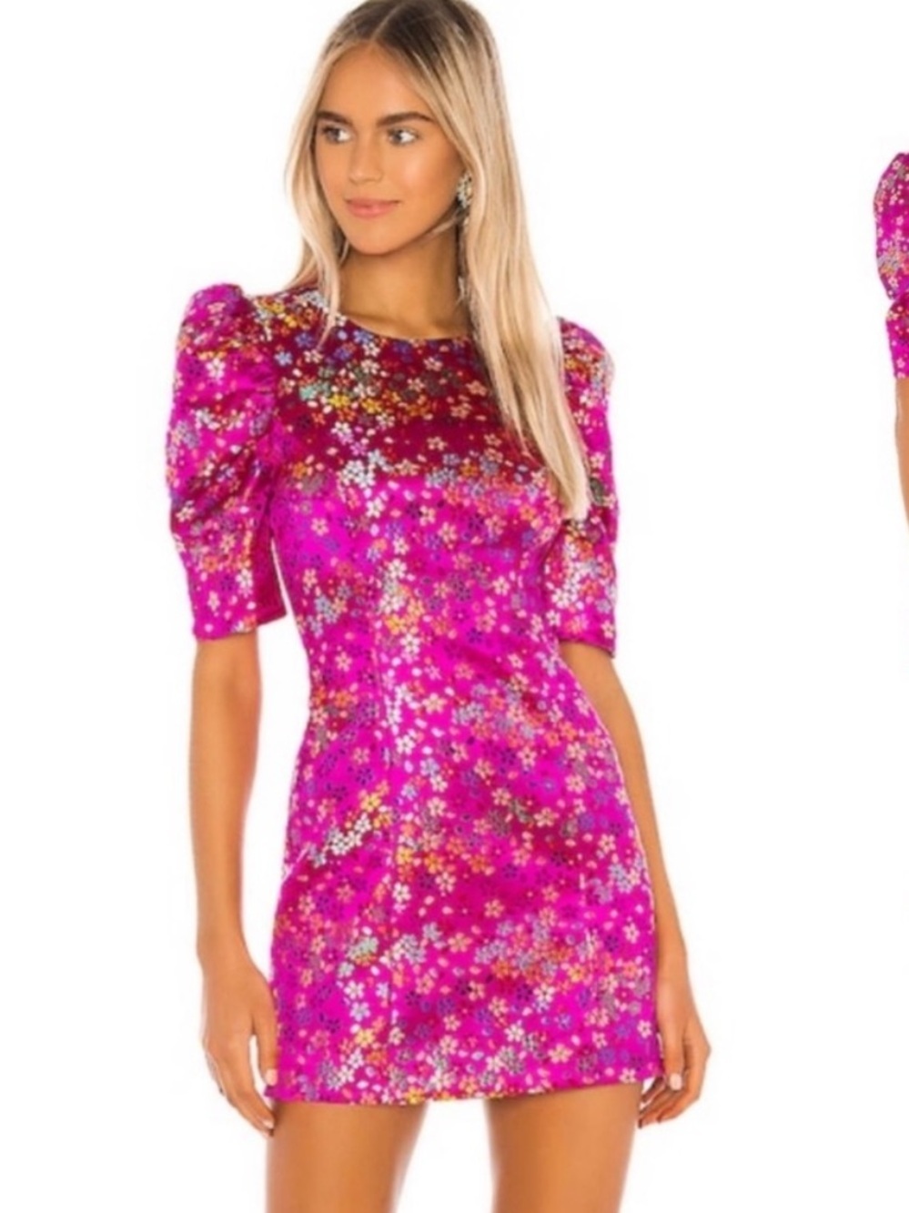 Camila Coelho Julinha Mini Dress in Multi Floral small
